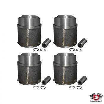 Kolben und Zylindersatz, gegossen, 94,0 mm Bohrung, 69,0 mm Hub, oben 107 mm, unten 100 mm, CLASSIC