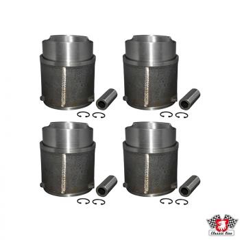 Big bore Kolben und Zylindersatz, gegossen, 2.1 zu 2,2 L, 95,5 mm Bohrung, 69,0 mm Hub, oben 107 mm, unten 100 mm, CLASSIC