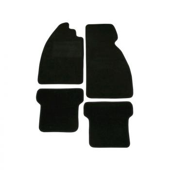 Fussmattensatz, schwarz, Velour-Qualität