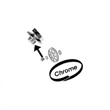 Riemenscheibebefestigungsbolzen, Chrom, kurz