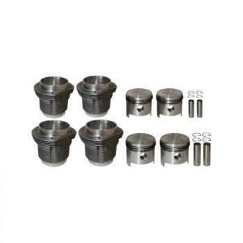 Big bore Kolben und Zylindersatz, geschmiedet, 92,0 mm Bohrung, 69,0 mm Hub, oben 98 mm, unten 96 mm, CLASSIC