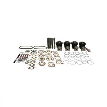 Kolben und Zylindersatz, komplett, gegossen, 77,0 mm Bohrung, 69,0 mm Hub, oben 90 mm, unten 90 mm, MAHLE