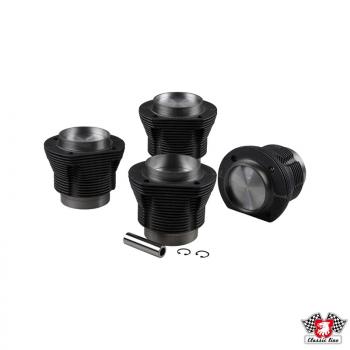 Big bore Kolben und Zylindersatz, gegossen, 83,0 mm Bohrung, 64,0 mm Hub, oben 90 mm, unten 90 mm. 1384 cc, 40 PS, CLASSIC