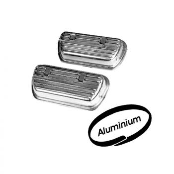 Ventildeckel, Aluminium. Paar, ohne Clips. Clips, JP Nr. 8112000206, mitverwenden