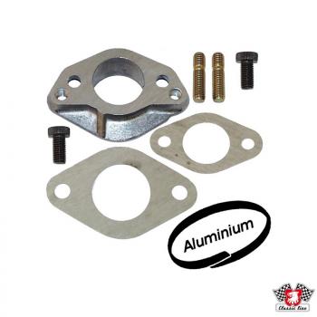Flanchsatz für Vergaser 113.129.027H, für 1,6 L Motor. Aluminium